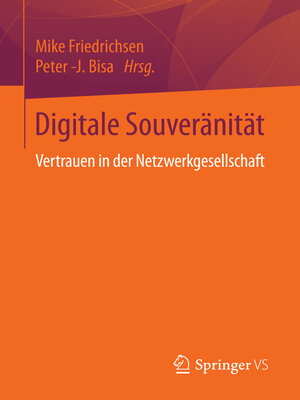 cover image of Digitale Souveränität